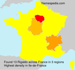 Surname Rigaldo in France Surname Rigaldo in France