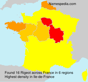 Surname Rigeot in France Surname Rigeot in France
