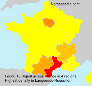 Surname Rigual in France Surname Rigual in France