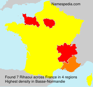 Surname Rihaoui in France Surname Rihaoui in France