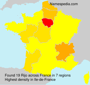 Surname Rijo in France Surname Rijo in France
