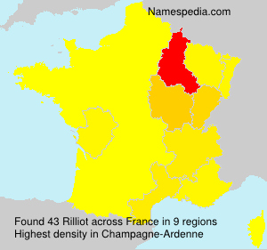 Surname Rilliot in France Surname Rilliot in France
