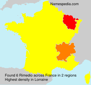 Surname Rimedio in France Surname Rimedio in France
