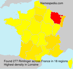 Surname Rimlinger in France Surname Rimlinger in France