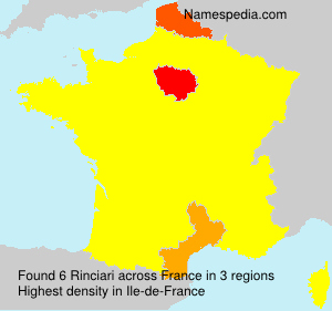 Surname Rinciari in France Surname Rinciari in France