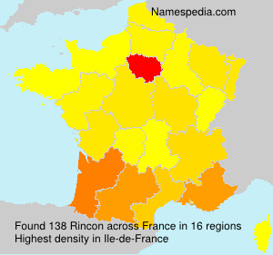 Surname Rincon in France Surname Rincon in France