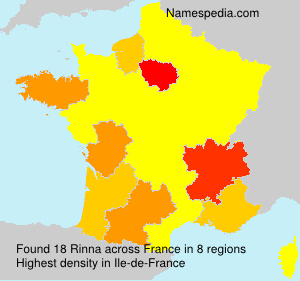 Surname Rinna in France Surname Rinna in France