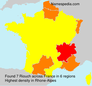 Surname Riouch in France Surname Riouch in France