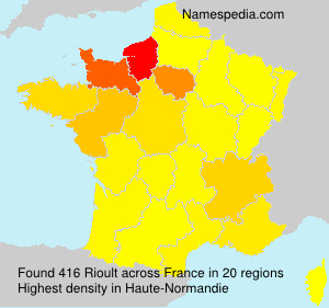 Surname Rioult in France Surname Rioult in France