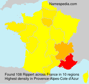 Surname Rippert in France Surname Rippert in France