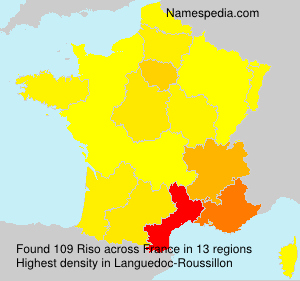 Surname Riso in France Surname Riso in France