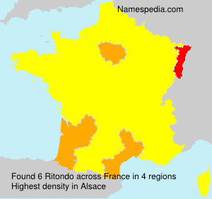 Surname Ritondo in France Surname Ritondo in France