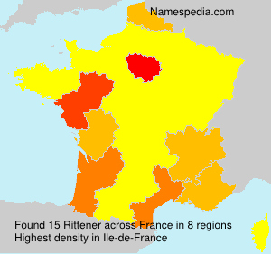 Surname Rittener in France Surname Rittener in France