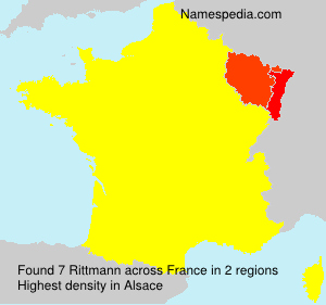 Surname Rittmann in France Surname Rittmann in France