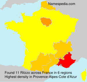 Surname Ritzzo in France Surname Ritzzo in France