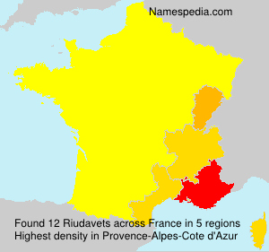 Surname Riudavets in France Surname Riudavets in France