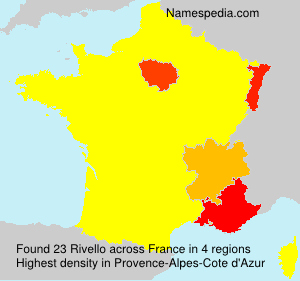 Surname Rivello in France Surname Rivello in France