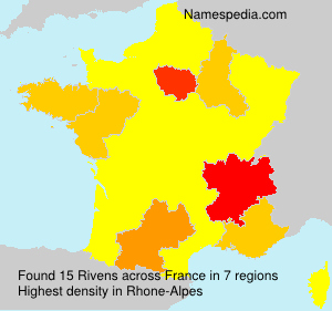 Surname Rivens in France