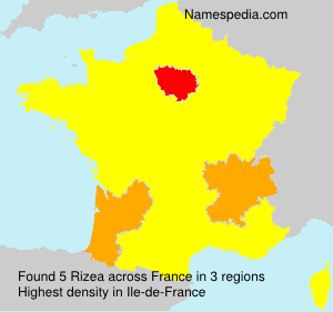 Surname Rizea in France