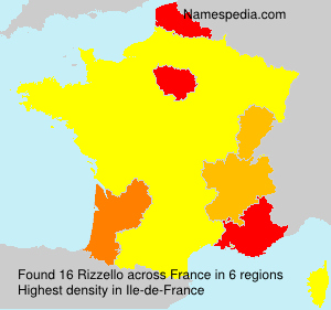 Surname Rizzello in France Surname Rizzello in France