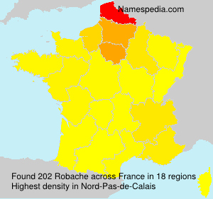 Surname Robache in France Surname Robache in France