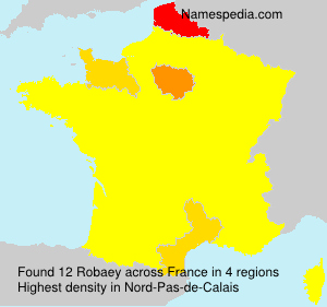 Surname Robaey in France Surname Robaey in France