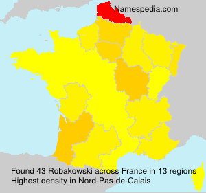 Surname Robakowski in France Surname Robakowski in France