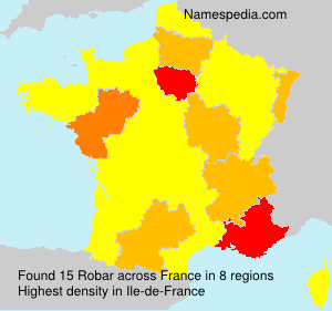 Surname Robar in France Surname Robar in France