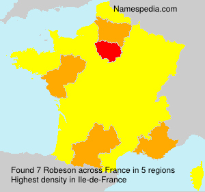 Surname Robeson in France Surname Robeson in France