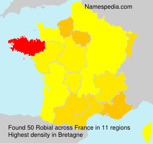 Surname Robial in France