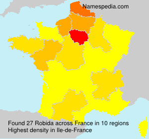 Surname Robida in France Surname Robida in France