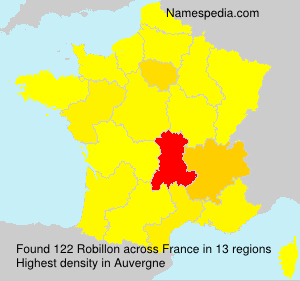 Surname Robillon in France Surname Robillon in France