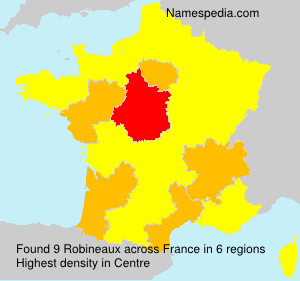 Surname Robineaux in France Surname Robineaux in France