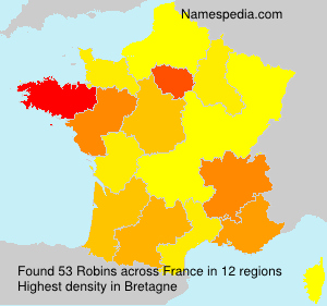 Surname Robins in France Surname Robins in France