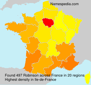 Surname Robinson in France Surname Robinson in France