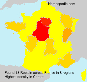 Surname Roblain in France Surname Roblain in France