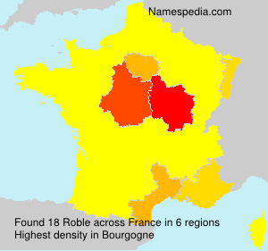 Surname Roble in France Surname Roble in France