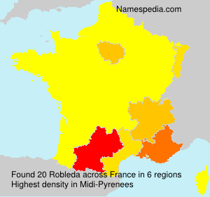 Surname Robleda in France Surname Robleda in France