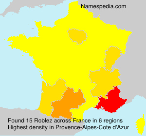 Surname Roblez in France Surname Roblez in France