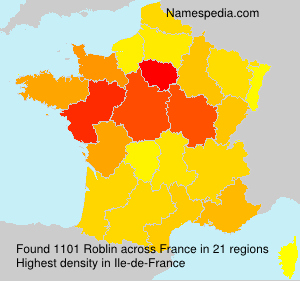 Surname Roblin in France Surname Roblin in France
