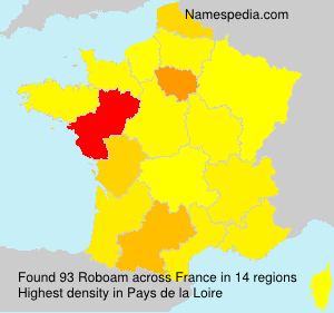 Surname Roboam in France Surname Roboam in France