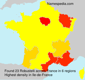 Surname Robustelli in France Surname Robustelli in France