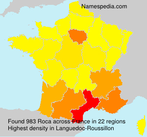 Surname Roca in France Surname Roca in France