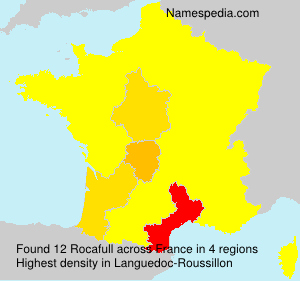 Surname Rocafull in France Surname Rocafull in France