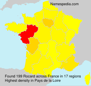Surname Rocard in France Surname Rocard in France