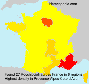 Surname Rocchiccioli in France Surname Rocchiccioli in France