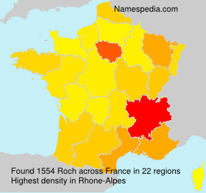 Surname Roch in France Surname Roch in France
