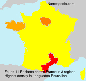 Surname Rochetta in France Surname Rochetta in France