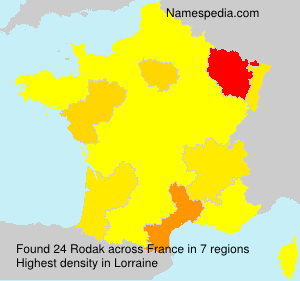 Surname Rodak in France Surname Rodak in France