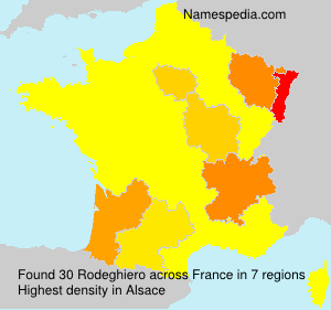 Surname Rodeghiero in France Surname Rodeghiero in France
